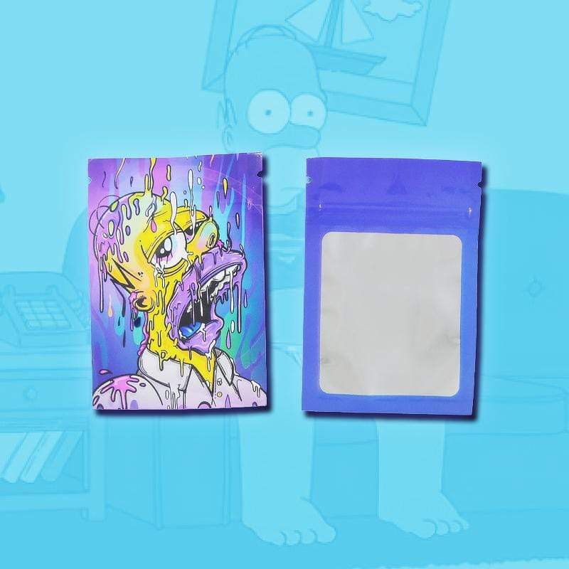 pochon homer simpson bleu