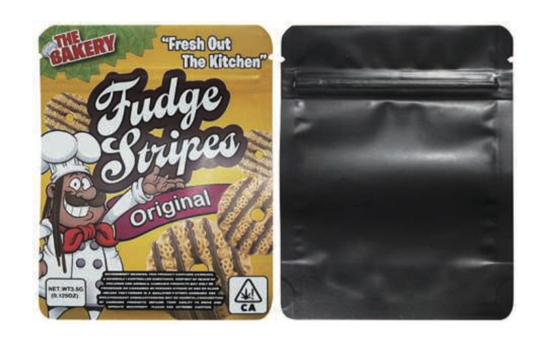 pochon personnalisé "fudge stripes"