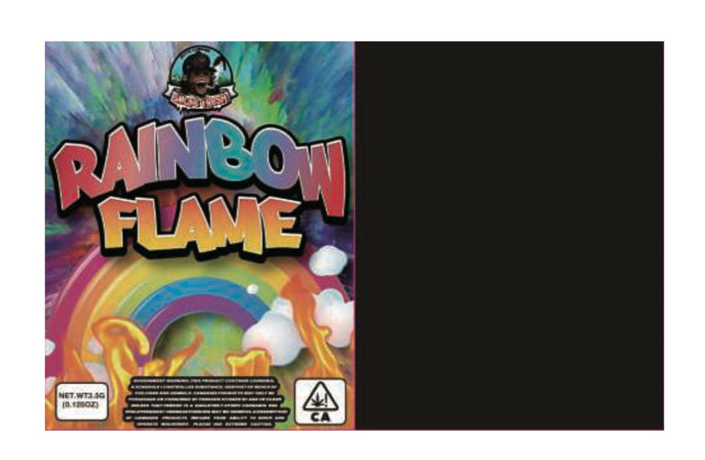 pochon weed "rainbow flame"